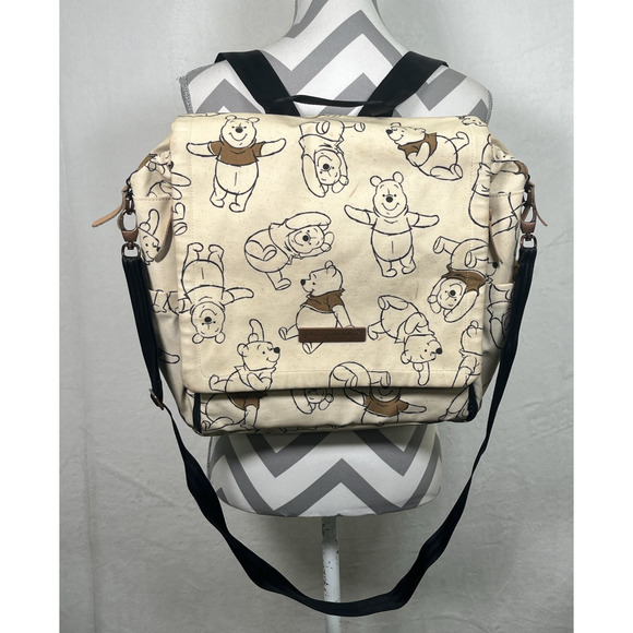 Petunia Pickle Bottom x Disney - Boxy Backpack Winnie the Pooh Benefits Charity - Picture 1 of 16